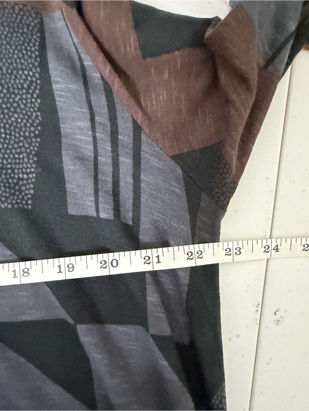 Gudren Sjoden Organic Cotton Lightweight Abstract Geometric Print Tunic XL - Picture 8 of 8